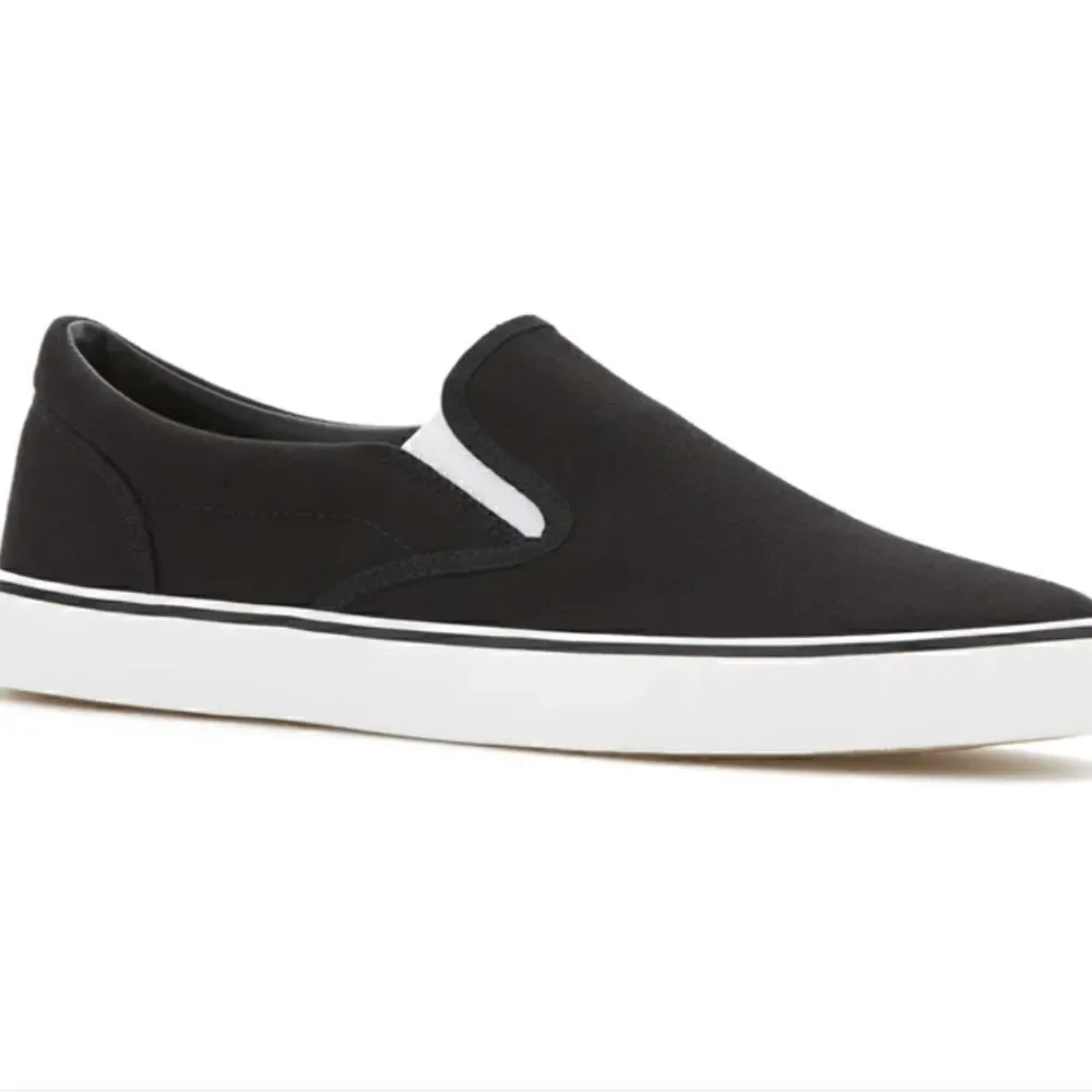 BNWT!!!!Perry Ellis CANVAS DECK SLIP ON SNEAKER - Picture 1 of 10